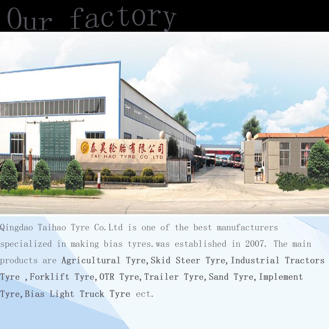 Qingdao Taihao Tyre Factory OTR Tyre off The Road Tyre Manufacturer China Tyre