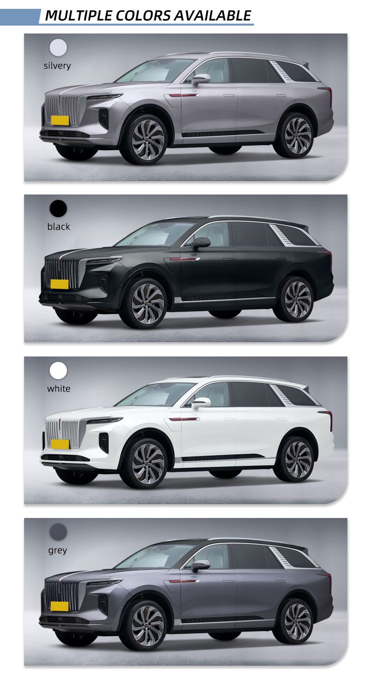 Hongqi E-HS9 2021 High Speed Luxury Flaggship SUV EV New Energy Vehicle Ehs9 HS9 Electric Car Qiyue Edition 460 690 Km EV Car New Car