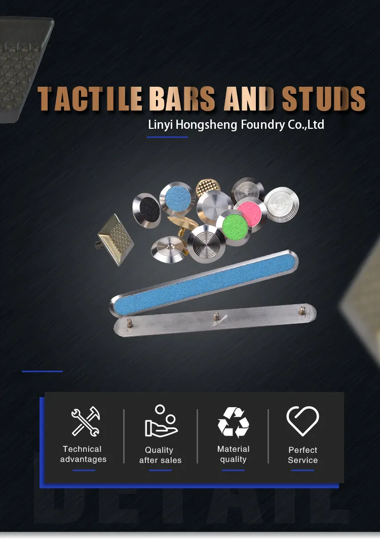 316 Solid Tactile Marking Warning Tactile Yellow Tactile Indicators
