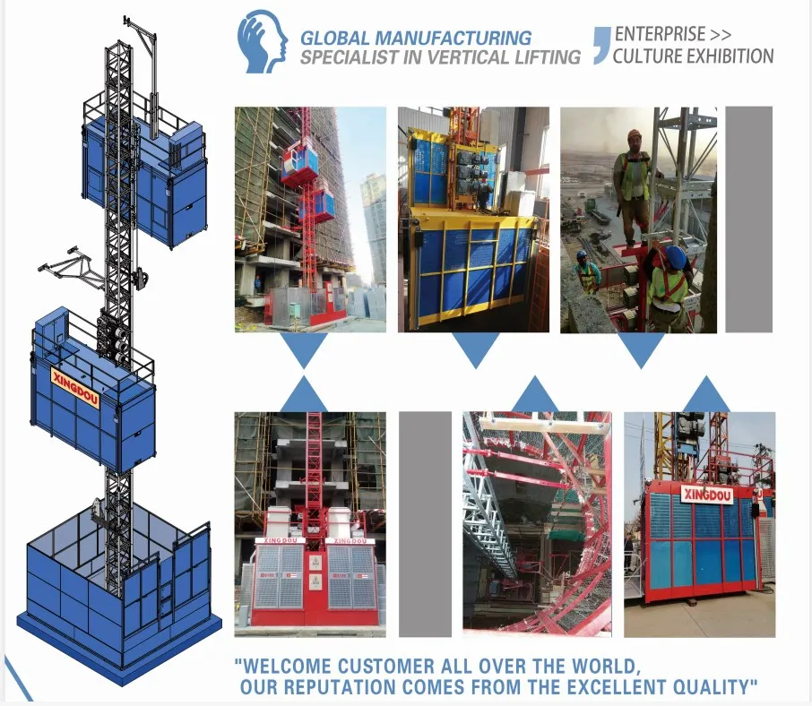 High Quality Manufacturer Construction Lift Building Lift Materials Lift Hot Sell