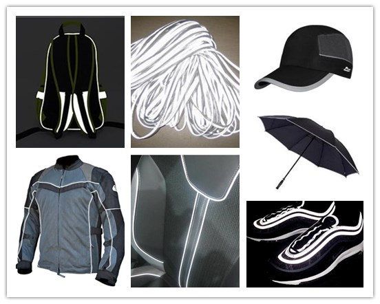 Reflective Piping for Garment 100% Polyester or Tc Silver Color
