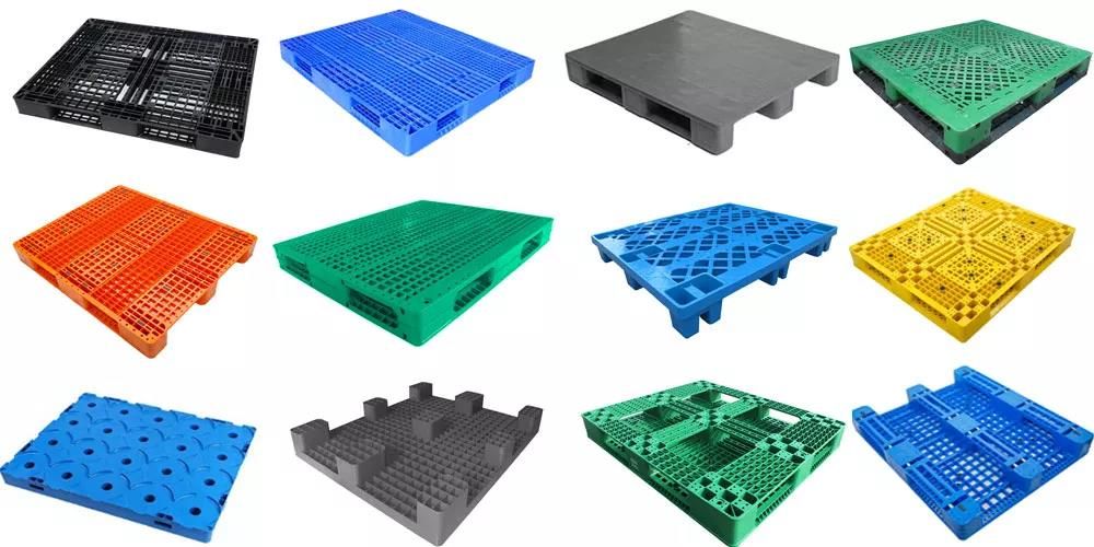 1000X1000X150mm Food Grade 6 Runners Bottom Warehouse Transport Durable Reusable Stable Stacking Plastic Pallet