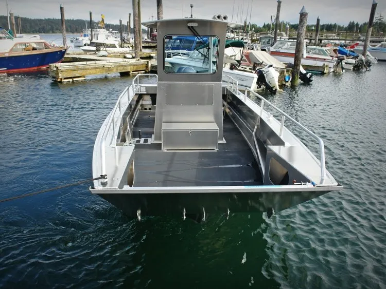 The Last Day Kinocean Aluminum Fishing Work Boat Equipped with Fishfinder in Selling