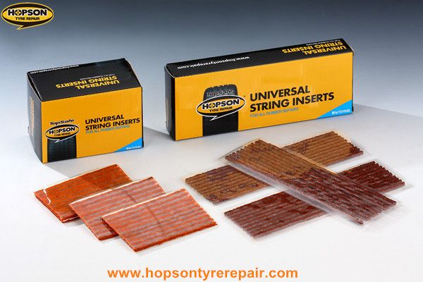 Radial and Bias Ply Tires Temporary Repairs Universal String Type Inserts Rubber Seals String Inserts