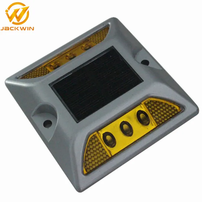 Highway Driveway Solar Road Stud Aluminium Plate Solar Reflective Road Stud