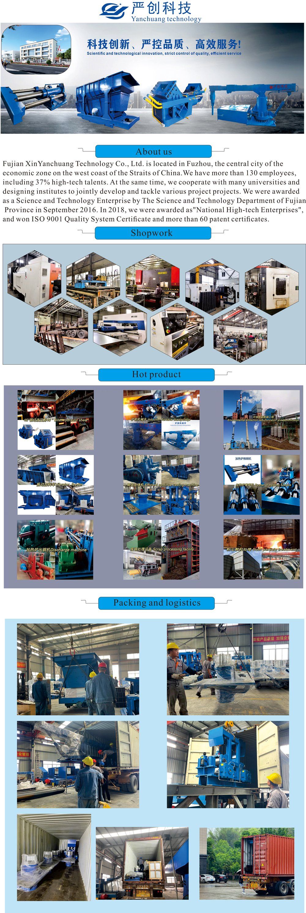 40 Tons of Dust Removal Engineering Induction Furnace Steelmaking