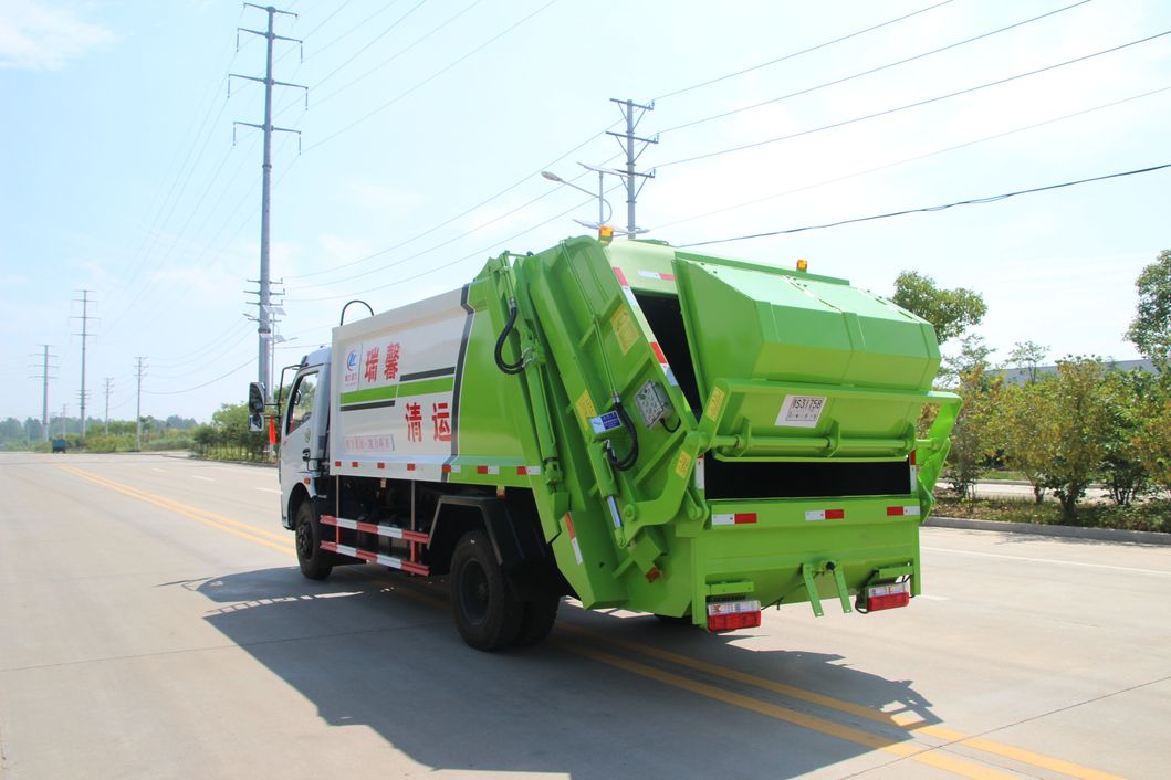 China 4tons 5tons Compactor Garbage Truck Dongfeng City Garbage Collection Truck for Sale