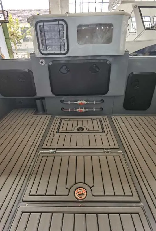 New Pontoon Boat by Design Nz 21FT /6.5m Aluminum All Welded Fishing Boat Cabin Boat Learder Boat