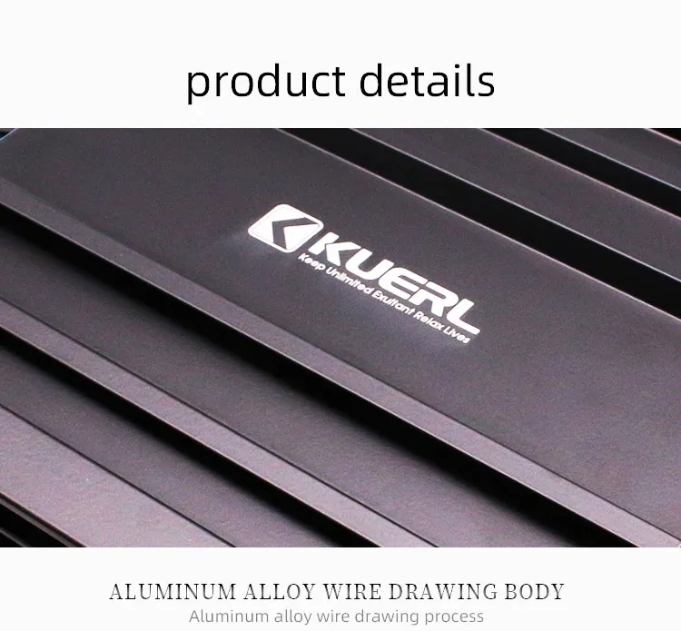 New Arrival Powerful 2 Channel Car Power Amplifier 2*40W Aluminum Kuerl Car Amplifier