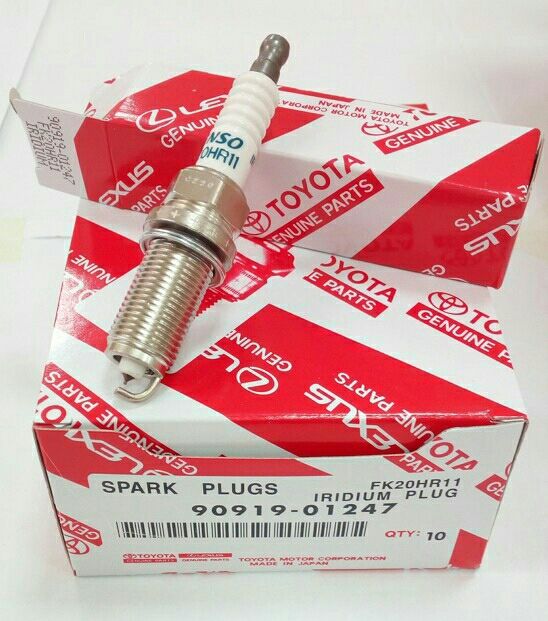 Genuine Quality Auto Parts Factory Price Wholesale Blue Double Iridium Spark Plug 90919-01247 Fk20hr11 for Japanese Car Toyota Camry Highlander Corolla