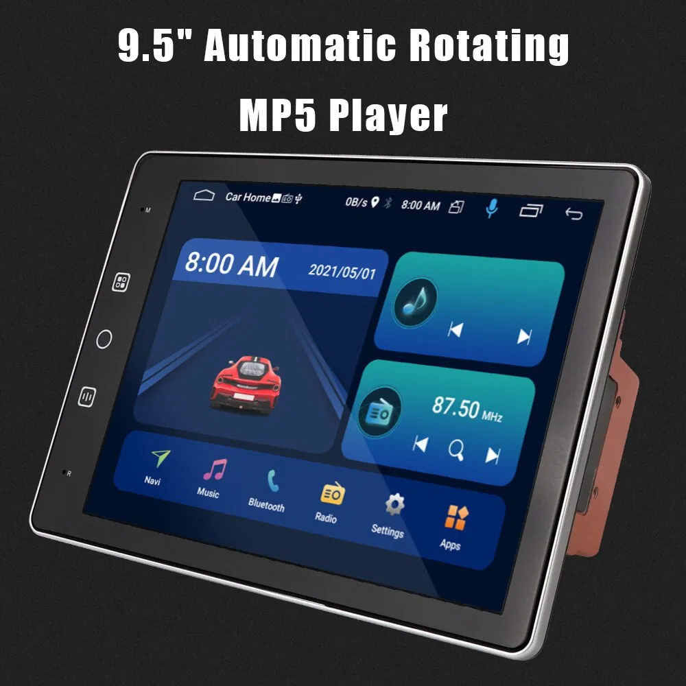 Auto-Rotary 2 DIN Android Car Radio Multimedia Video Playe