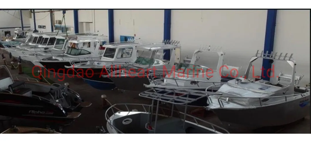 Factory Made New Design 7.68m 25FT Center Console Easy Craft Pontoon Boat Aluminum Fishing Boat