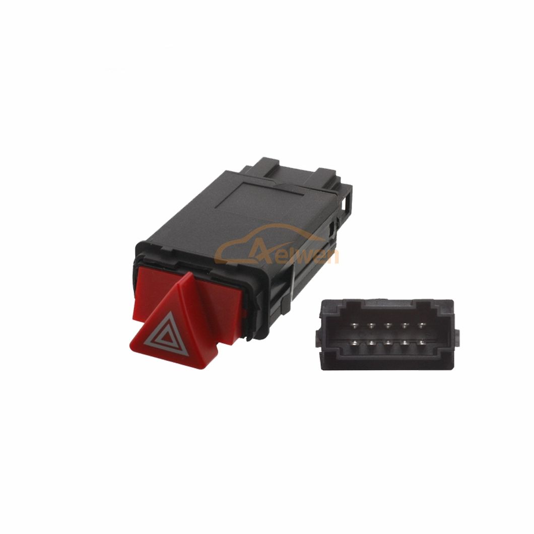 Aelwen Car accessory Hazard Light Switch Fit for Audi A6 C5 OE 4b0 941 509c 4b0941509c