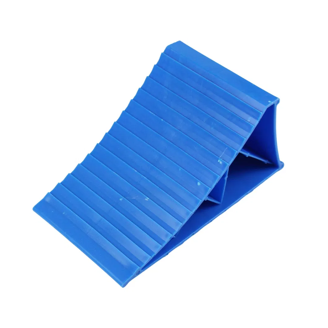 RV Trailer Yellow Plastic Wheel Chocks Suitable for Most Tyre Sizes Car Wheel Chocks