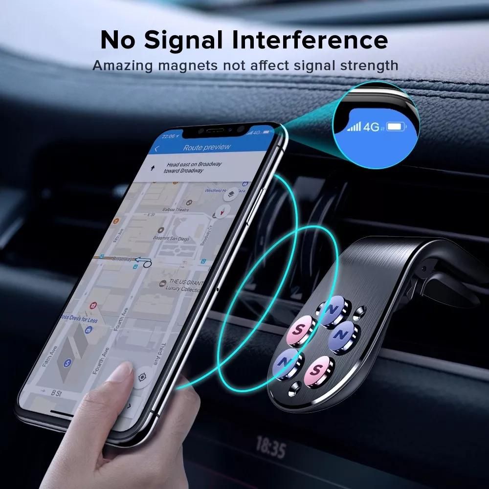 Car Holder for Phone in Car Mobile Phone Accessories Support Magnetic Holder Mount Stand