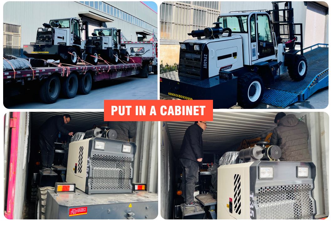 CE, EPA, Euro 5, ISO Approved 3 Ton 3.5 Ton 4 Ton 5 Ton 6 Ton off Road Outdoor 4X4 4WD 4 Wheel Drive Diesel All Rough Terrain Forklift