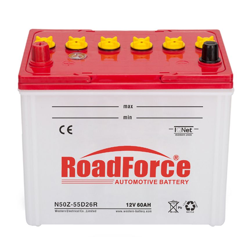 N50z Lead Acid Dry Charge Cheap Price Auto Car Battery 12V60ah