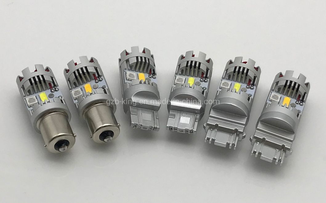 7440 T20 W21W 12-14V 3570SMD with Projector Canbus Amber LED Turn Signal Running Light