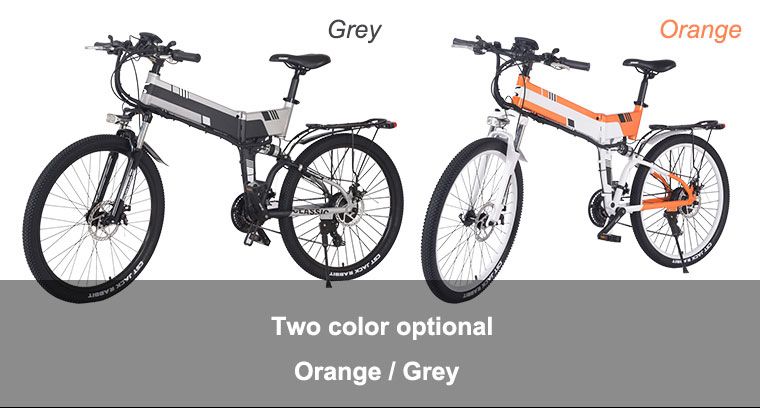 26inch Smart Cheap Folding Electric Charging Bikes with Snow Mountain