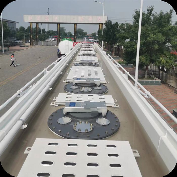 Diesel Road Tanker 50000 Liters Capacity 6 Compartments Diesel Road Tanker Trailer