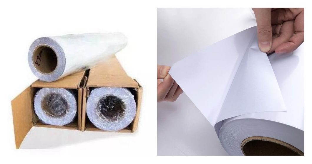 PVC Self Adhesive Vinyl Roll for Digital Printing
