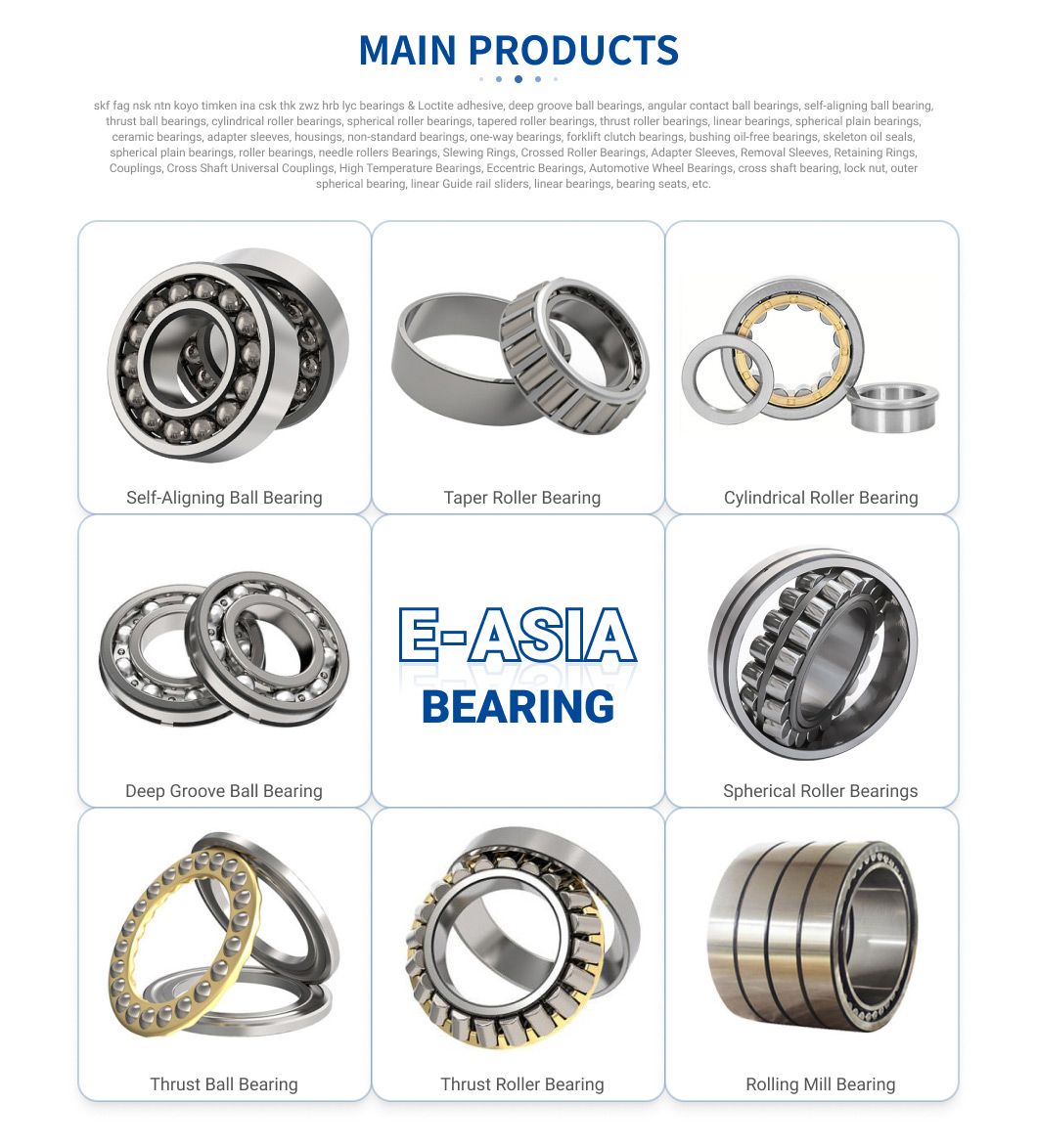 Wj785 C&U NSK/NTN/Koyo/Timken High Precision Deep Groove Ball/Self-Aligning Ball/Thrust Ball Bearing for Auto/Motorcycle/Precision Instrument Parts