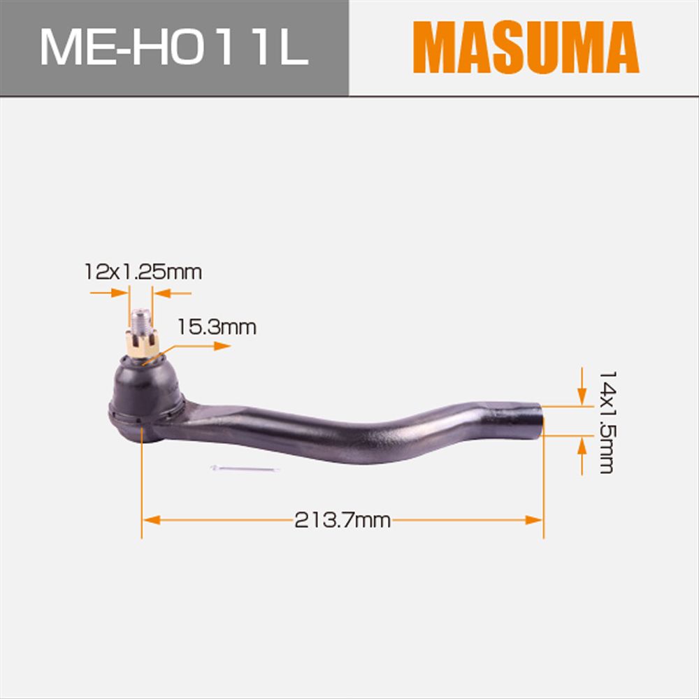 Me-H011L Masuma Auto Suspension System Nagtatapos Ang Tie Rod 4560116682478 for La-Rb1
