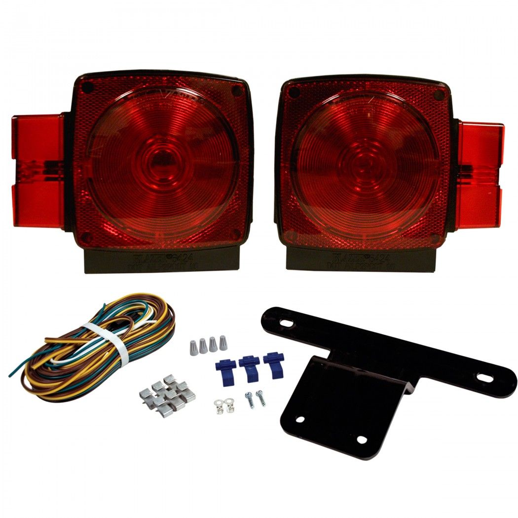 12V Submersible Combination Trailer Light Kit