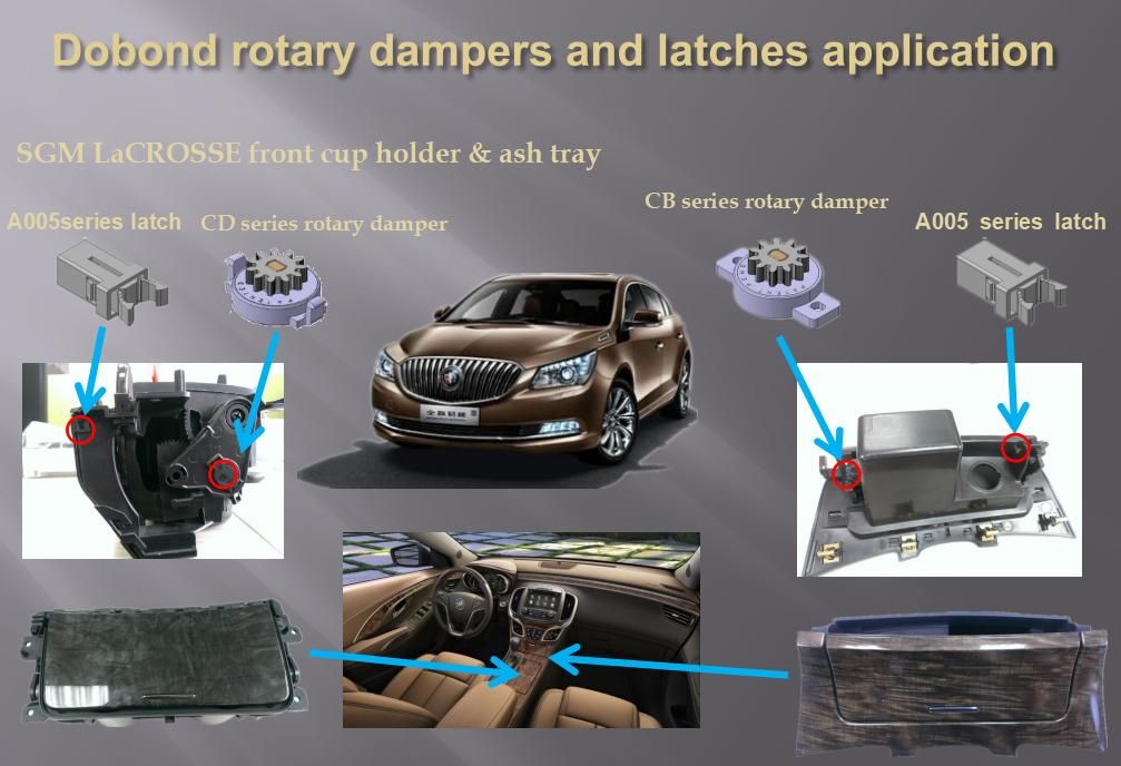 D01026 Precision Unidirectional Rotary Dampers with Competitive Price