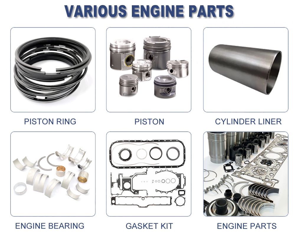 Factory Direct Price Engine Spare Part Forged Piston Pump Set Pistons Rings Liner Kit 23410-2b101 for Hyundai