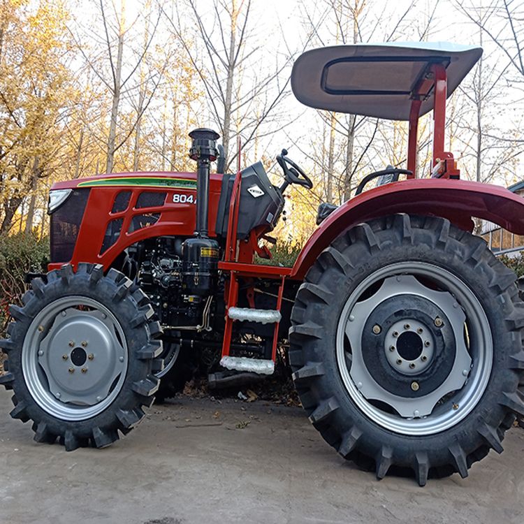 China Factory Directly Supply Agriculture Tractor 804 80HP Farm Tractor/Agricultural Machinery /Small Mini Tractor for Garden/Greenhouse/Mountain with Cab