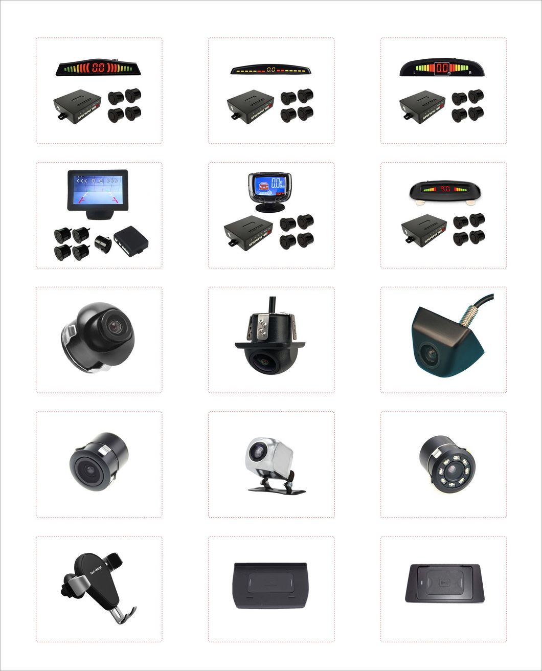 Most Competitive Mini LED Parking Sensor System with Four Sensors