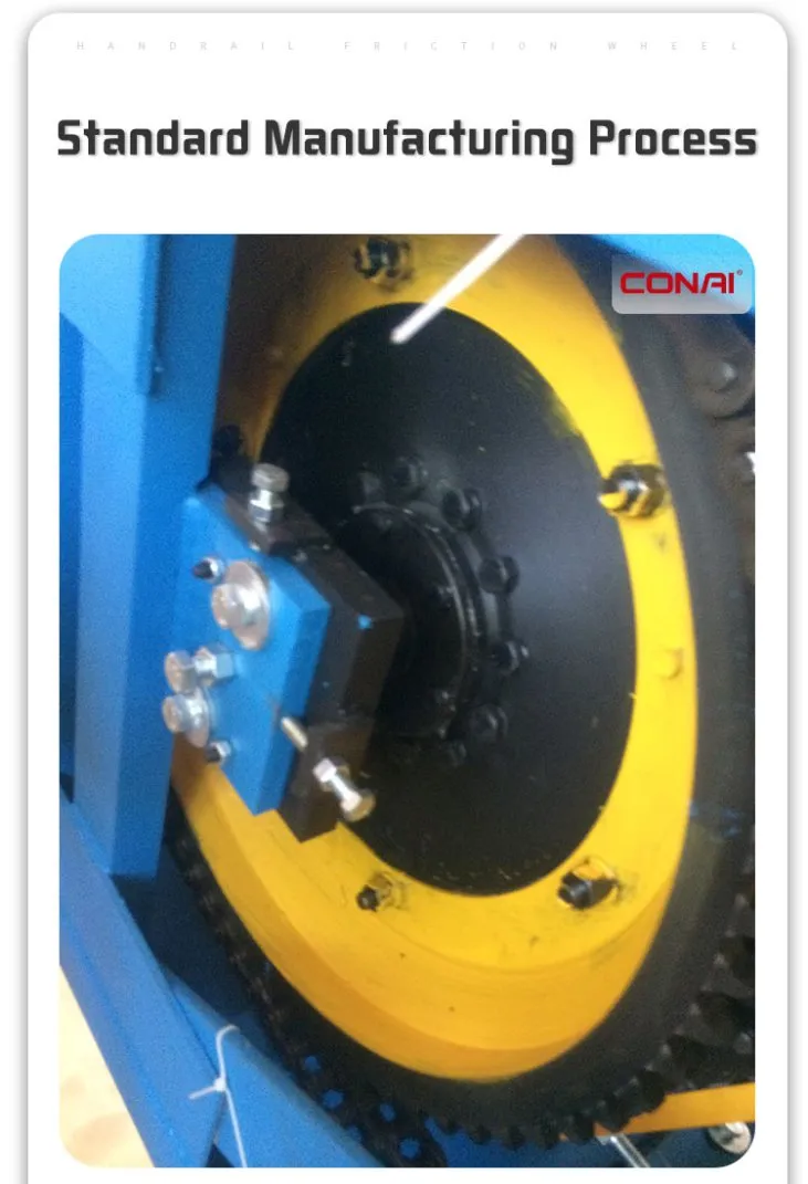 Escalator Handrail Friction Wheel Escalator Parts