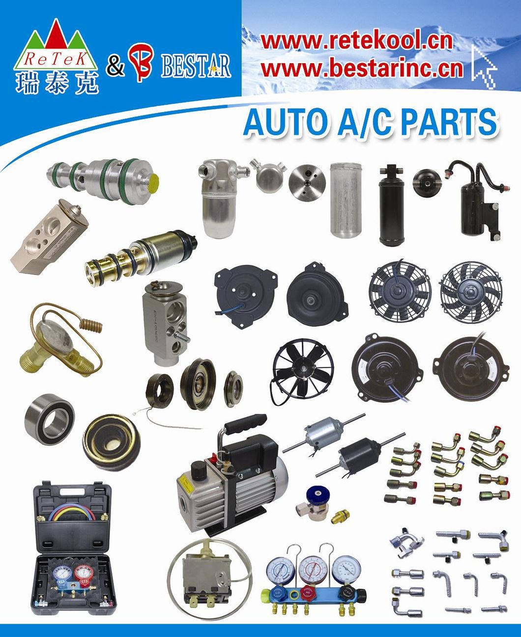Universal Type Auto Air Conditioning Compressor