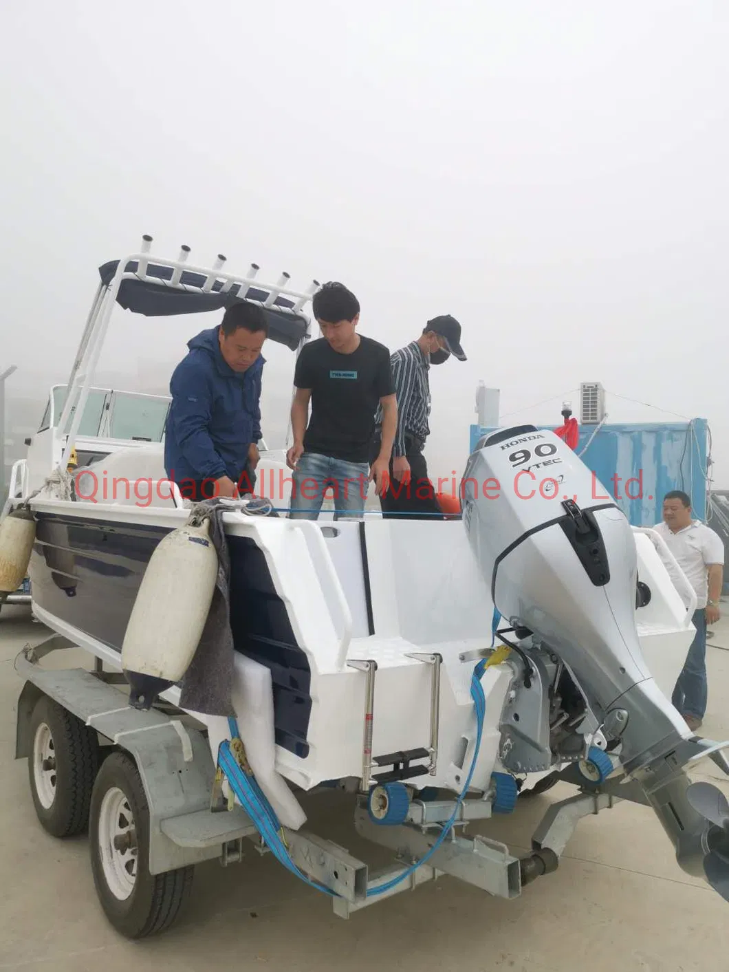 2020 New Design 17FT 5m Cuddy Cabin Welded Aluminum Boat for Sale