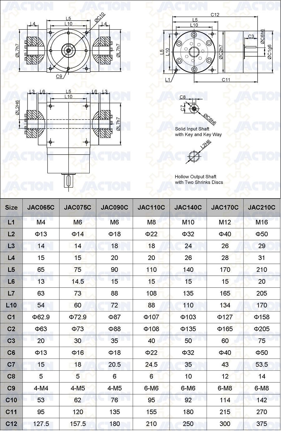 High Precision Spiral Bevel Gearboxes, 1: 1 Ratio Spiral Bevel Servo Grade Gearbox, Precision Servo Gear Reducers, Low Backlash Precision Gearboxes