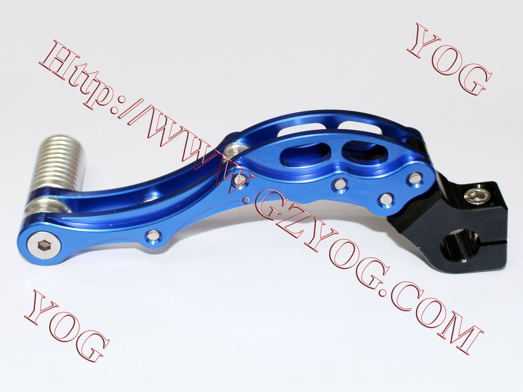 Yog Motorcycle Parts Motorcycle Shift Pedal for Cg125 Alluminum Material Golden Color
