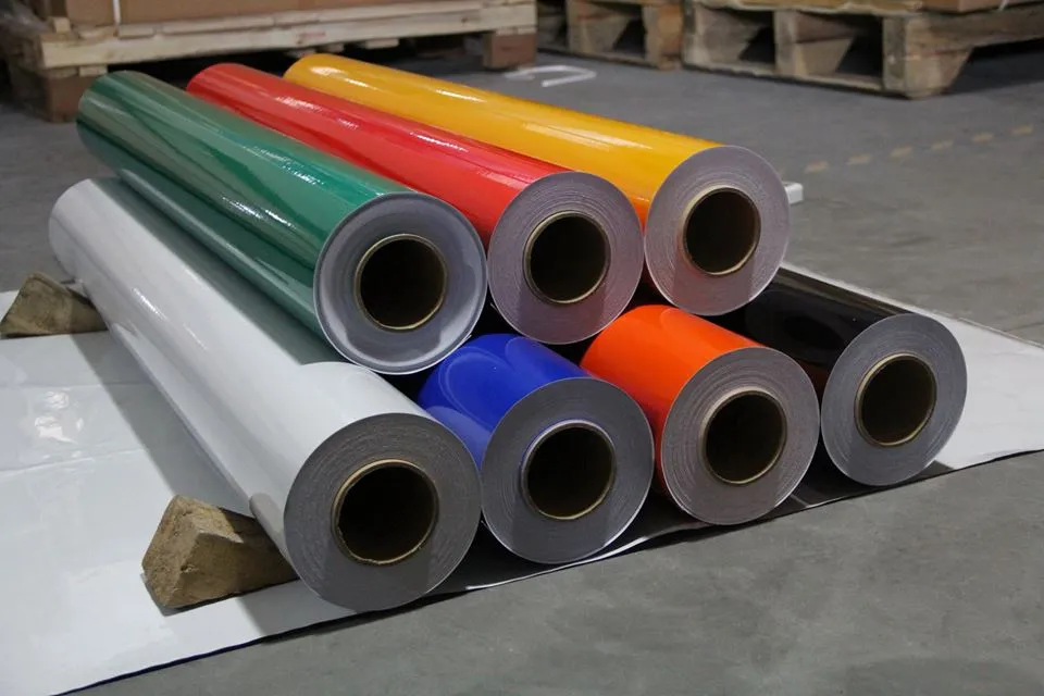 Micro Glass Beads Pet Type Commercial Grades Reflective Vinyl Sheeting for Traffic Signs Suit for Cutting Plotter