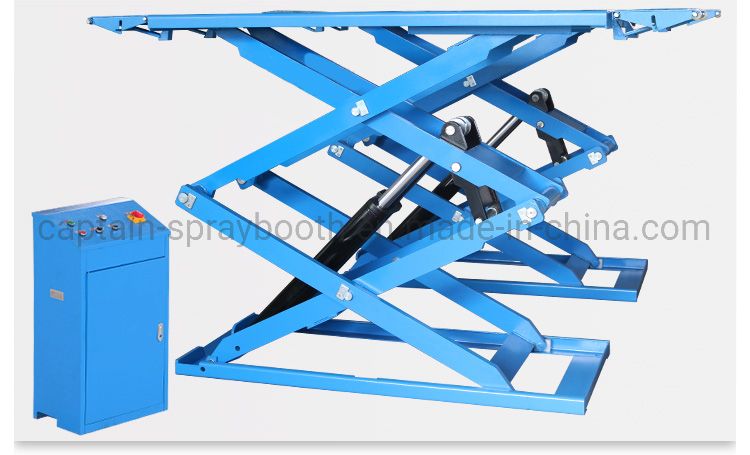 Low Profile Double Scissor Car Lift Underground Type