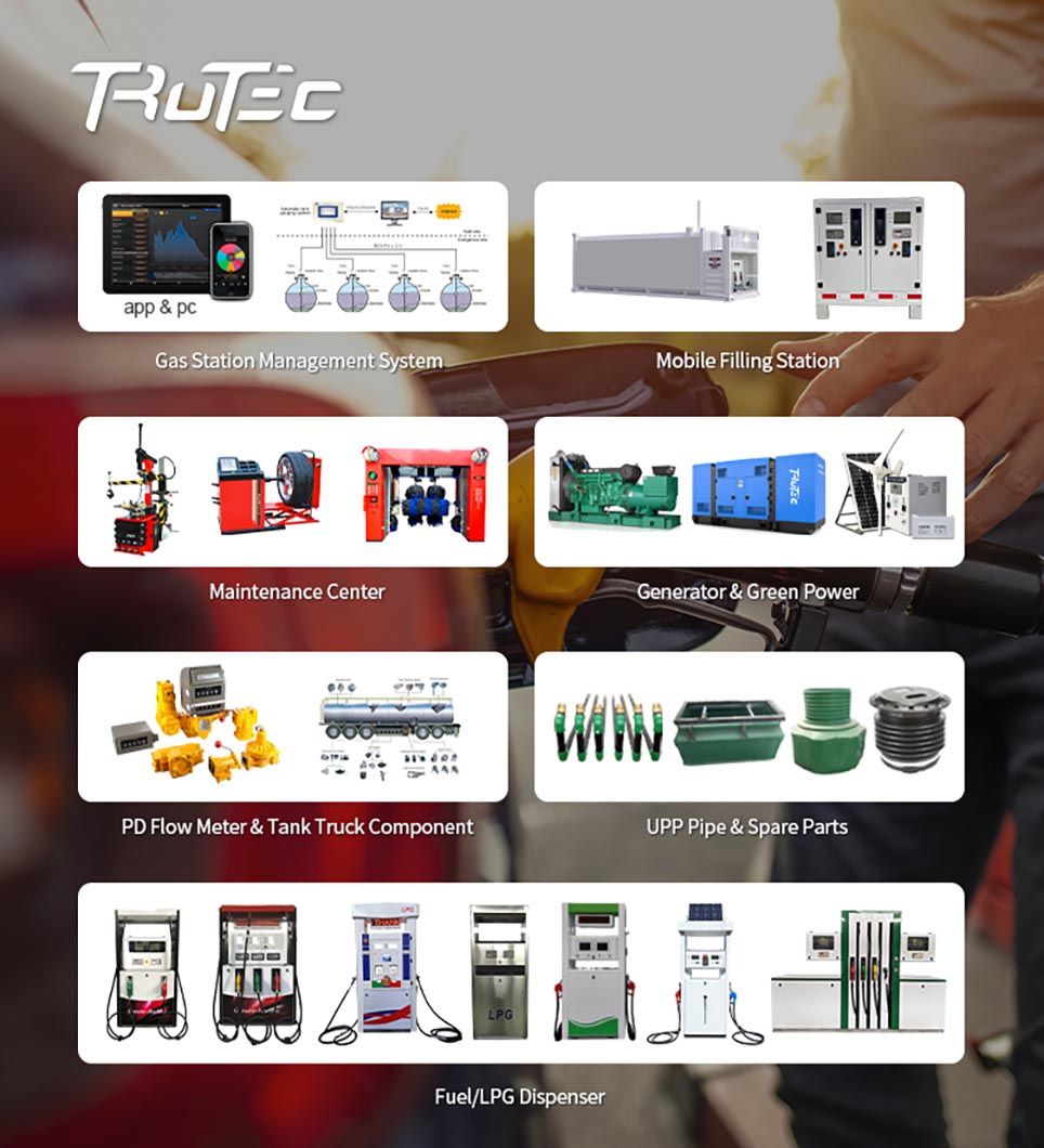 High Flow Rate Double Pumps Four Nozzles Fuel Dispenser for Gas Station