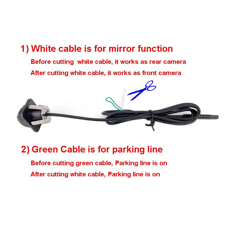 China Factory 720 Ahd High Quality Front and Rear Camera with Option of Parking Line