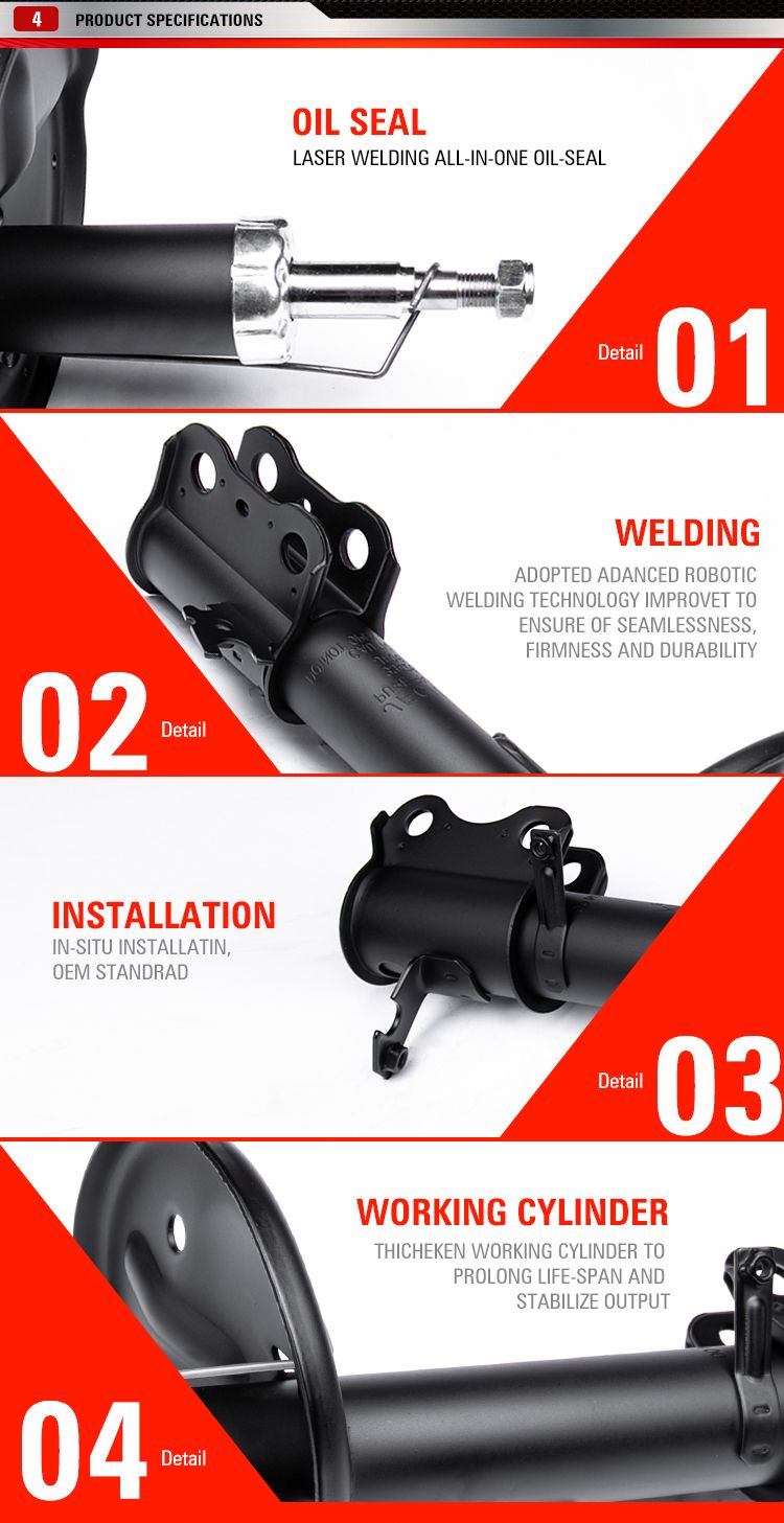 Kingsteel Top Quality Auto Suspension Systems Shock Absorbers for Hyundai Veracruz IX55 OEM (55321-3J000)