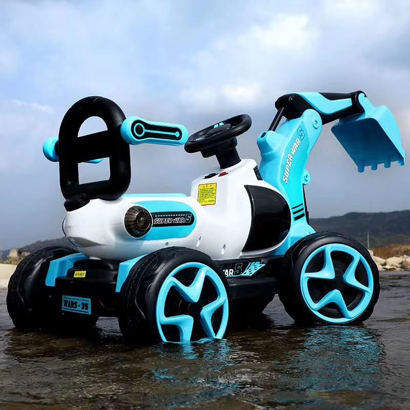 6V380 Clutch Motor Electric Toy Excavator with Electric Digging Arm Electric Car Baby Car Toy Child Ride on Car Excavator Toy