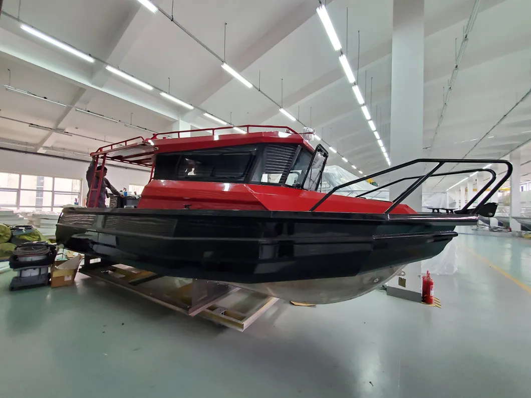 25FT 7.5m Easycraft Luxury Aluminium Boat with Bathroom for Sale