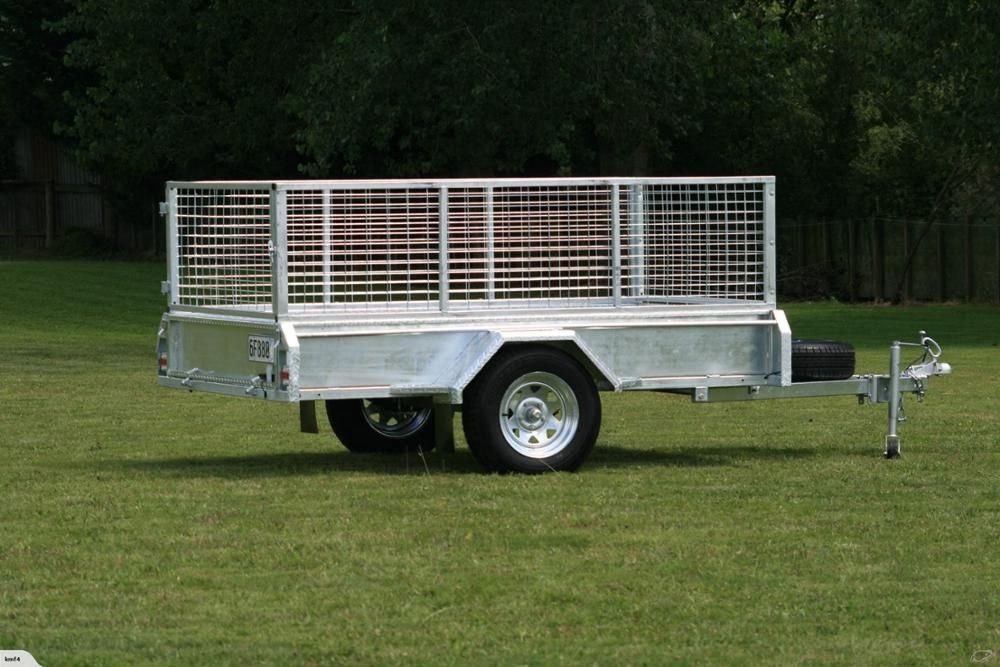 7X5 8X5 Fully Welded Galvnized Box /Car/Utility /Car Trailer with Ramp