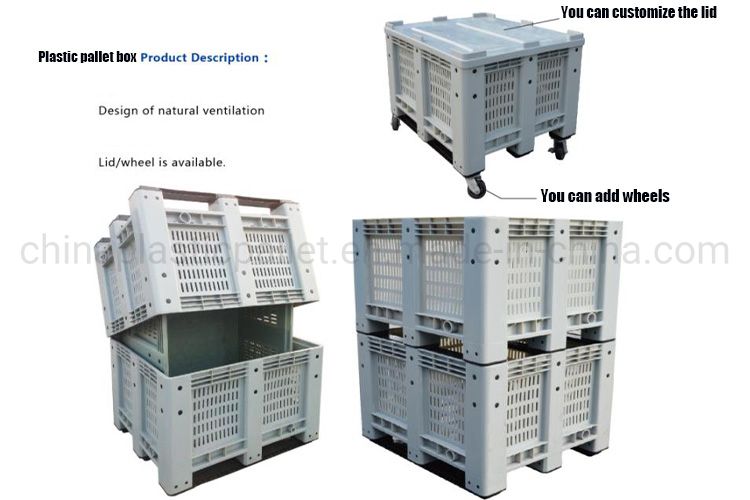 Low Price/Customize/OEM/Wholesale/Low MOQ/Samples Available Foldable Plastic Pallet Box