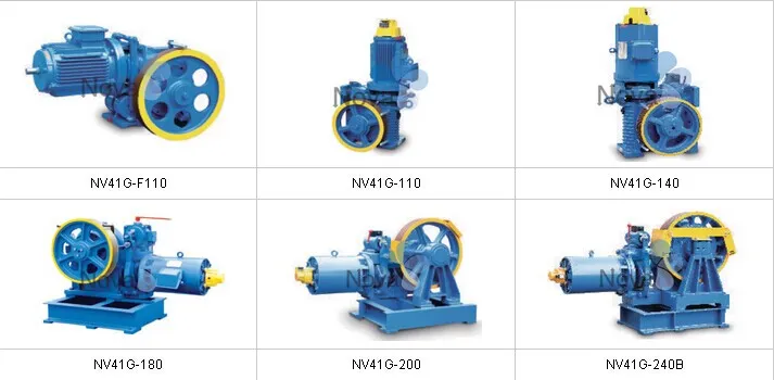 Professional Vvvf Motor Elevator Traction Machine