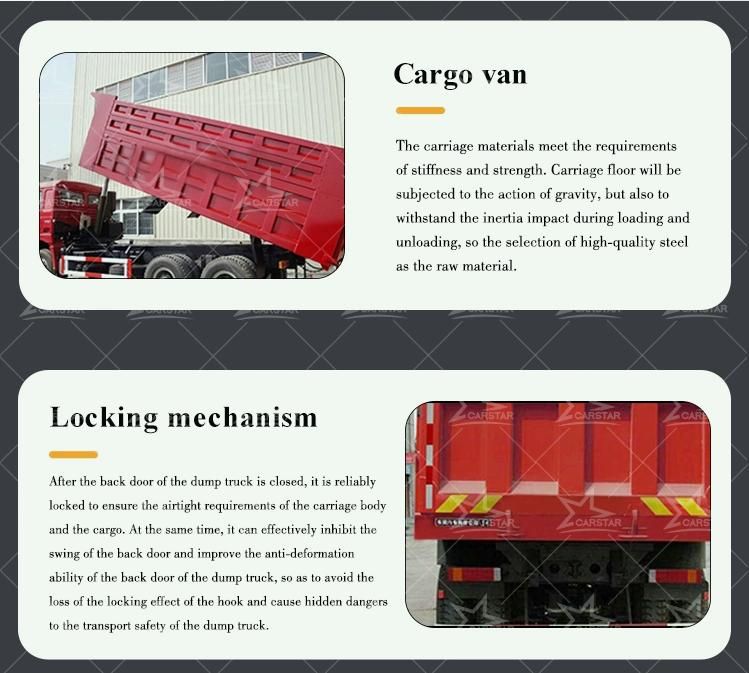 Shacman 8/10/12 Wheels 4X2 6*4 8*4 Heavy Duty New Tipper Dumper Rear Dumping Tipping Dump Truck with Lower Price