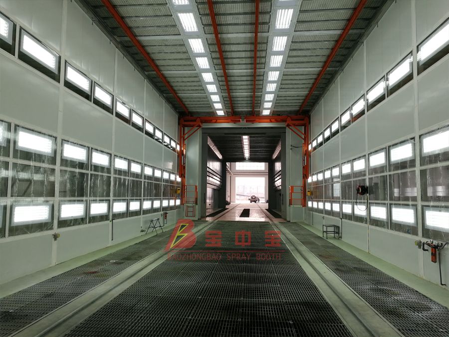 Customized Large Industrial Air Spray Booth for Train/Aircraft Parts