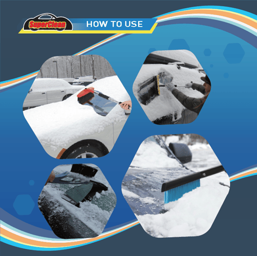Good Quality Cheap Snow Brush with Ice Scraper (CN2241)